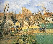 Camille Pissarro Pang plans Schwarz garden painting